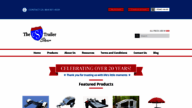 What Theusatrailerstore.com website looked like in 2021 (2 years ago)