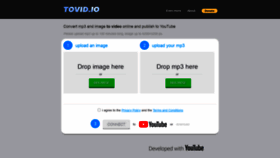 What Tovid.io website looked like in 2021 (2 years ago)