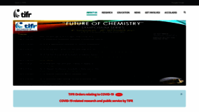 What Tifr.res.in website looked like in 2021 (2 years ago)