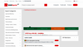 What Turkishexporter.net website looked like in 2021 (2 years ago)