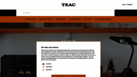 What Teac-audio.eu website looked like in 2021 (2 years ago)
