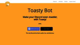 What Toastybot.com website looked like in 2021 (2 years ago)