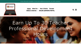 What Teachersteacher.net website looked like in 2021 (2 years ago)