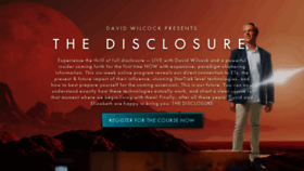 What Thedisclosure.com website looked like in 2021 (2 years ago)