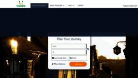 What Traveline.info website looked like in 2021 (3 years ago)