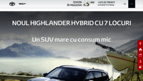 What Toyota.md website looked like in 2021 (2 years ago)