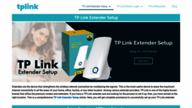 What Tplinkextendersetupp.com website looked like in 2021 (2 years ago)