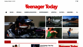 What Theteenagertoday.com website looked like in 2021 (2 years ago)