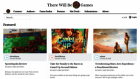 What Therewillbe.games website looked like in 2021 (2 years ago)