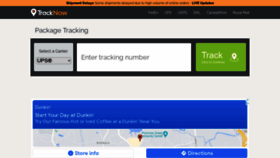 What Tracknow.net website looked like in 2021 (2 years ago)