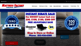 What Themattressfactoryinc.com website looked like in 2021 (2 years ago)