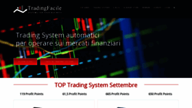 What Tradingfacile.eu website looked like in 2021 (2 years ago)