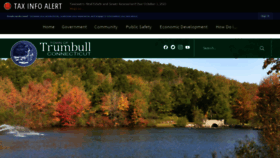 What Trumbull-ct.gov website looked like in 2021 (2 years ago)