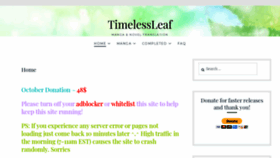 What Timelessleaf.com website looked like in 2021 (2 years ago)