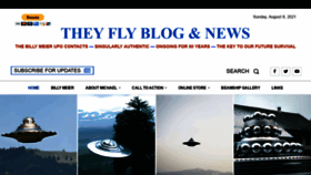 What Theyflyblog.com website looked like in 2021 (2 years ago)