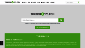 What Turkish123.com website looked like in 2021 (2 years ago)