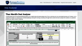 What Thansdealanalyzer.com website looked like in 2021 (2 years ago)