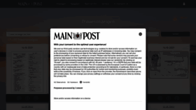 What Trauer.mainpost.de website looked like in 2021 (2 years ago)
