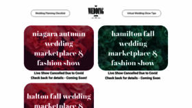 What Topweddingshows.com website looked like in 2021 (2 years ago)