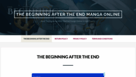 What Thebeginningaftertheend-manga.com website looked like in 2021 (2 years ago)