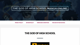What Thegodof-highschool.com website looked like in 2021 (2 years ago)