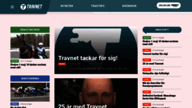 What Travnet.se website looked like in 2021 (3 years ago)