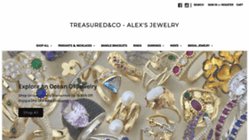 What Treasuredandco.com website looked like in 2021 (2 years ago)