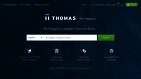 What Thomasnet.com website looked like in 2021 (2 years ago)