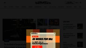 What Timesunion.com website looked like in 2021 (2 years ago)