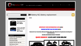 What Thebatterycellonline.co.nz website looked like in 2021 (2 years ago)