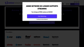What Theanimenetwork.com website looked like in 2021 (2 years ago)