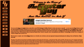 What Theguitarguy.com website looked like in 2021 (2 years ago)