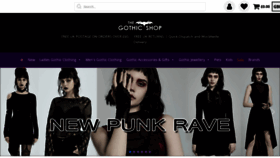 What The-gothic-shop.co.uk website looked like in 2021 (2 years ago)