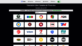 What Televisionlibre.net website looked like in 2021 (2 years ago)