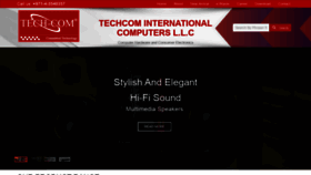 What Techcomuae.com website looked like in 2021 (2 years ago)