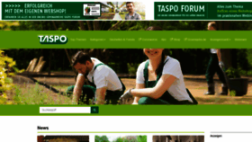 What Taspo.de website looked like in 2021 (2 years ago)