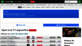 What Tv-sports.fr website looked like in 2021 (2 years ago)