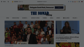 What Thenomadtoday.com website looked like in 2021 (2 years ago)