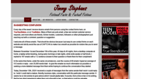 What Truejimmy.com website looked like in 2021 (2 years ago)