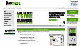 What Tradecritic.com.au website looked like in 2021 (2 years ago)