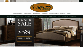 What Turnerfurniture.com website looked like in 2021 (2 years ago)