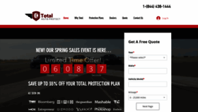 What Totalautoprotect.com website looked like in 2021 (2 years ago)