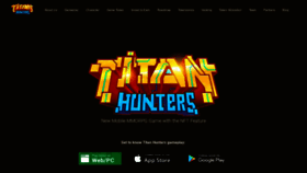 What Titanhunters.io website looked like in 2021 (2 years ago)