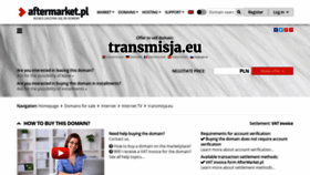 What Transmisja.eu website looked like in 2021 (2 years ago)