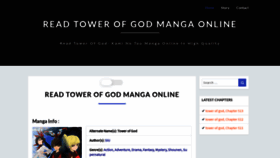 What Tower-of-god.com website looked like in 2021 (2 years ago)