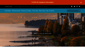 What Tourismvancouver.com website looked like in 2021 (2 years ago)
