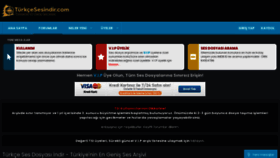 What Turkcesesindir.com website looked like in 2021 (2 years ago)