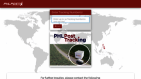 What Tracking.phlpost.gov.ph website looked like in 2021 (2 years ago)