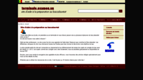 What Terminales.examen.sn website looked like in 2021 (2 years ago)