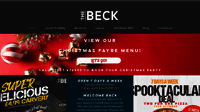 What Thebeck.co.uk website looked like in 2021 (2 years ago)